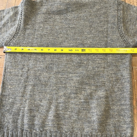 Alexa Chung for AG Scotland olivine wool mock neck sweater - Picture 9 of 10